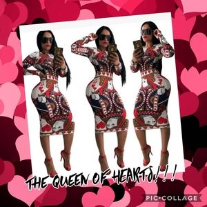Virtuous Diva, "Queen of Hearts" fashion dress